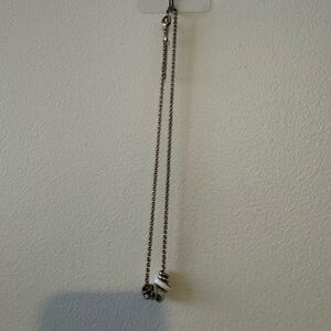 Fossil Gold and Silver Necklace